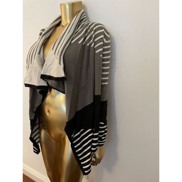 Anthropologie Staring at the Stars Striped Open Front Cardigan Sweater XS Aztex - Picture 6 of 8